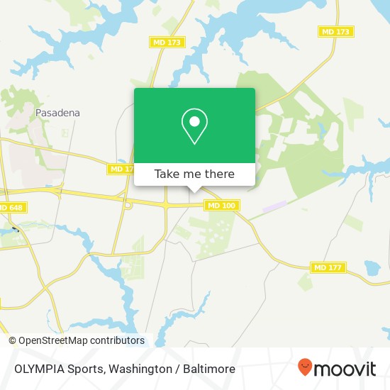 Mapa de OLYMPIA Sports, 4159 Mountain Rd