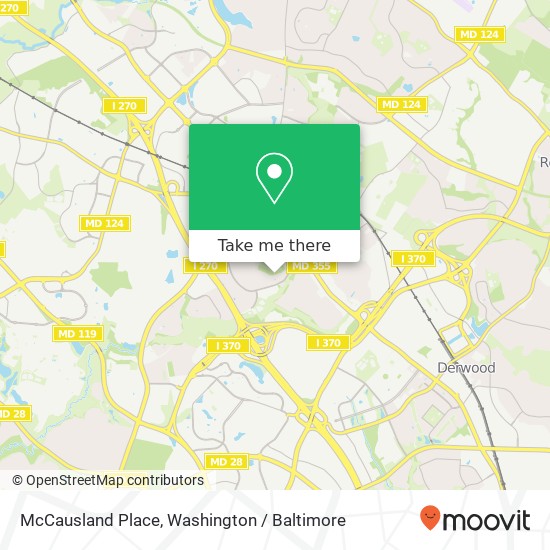 McCausland Place, McCausland Pl, Gaithersburg, MD 20877, USA map
