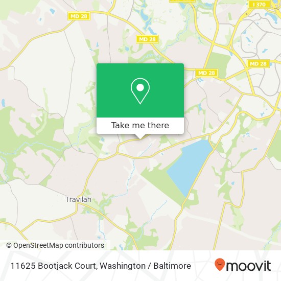 Mapa de 11625 Bootjack Court, 11625 Bootjack Ct, North Potomac, MD 20878, USA