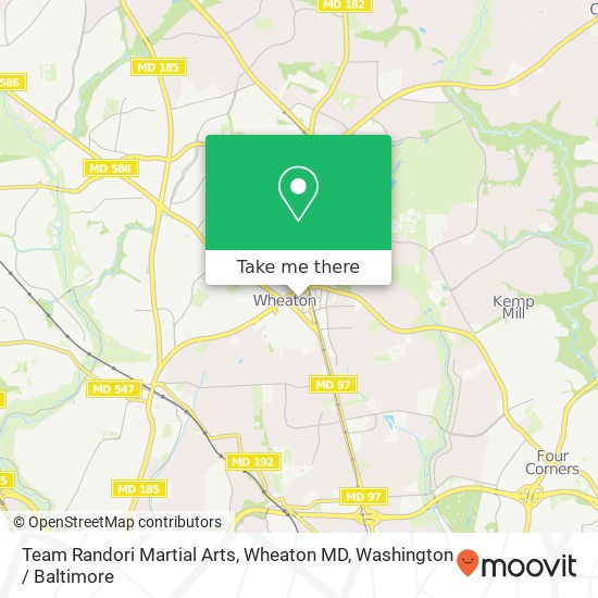 Team Randori Martial Arts, Wheaton MD, 11308 Grandview Ave map