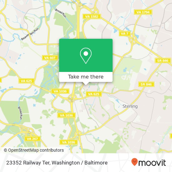 23352 Railway Ter, Sterling, VA 20166 map