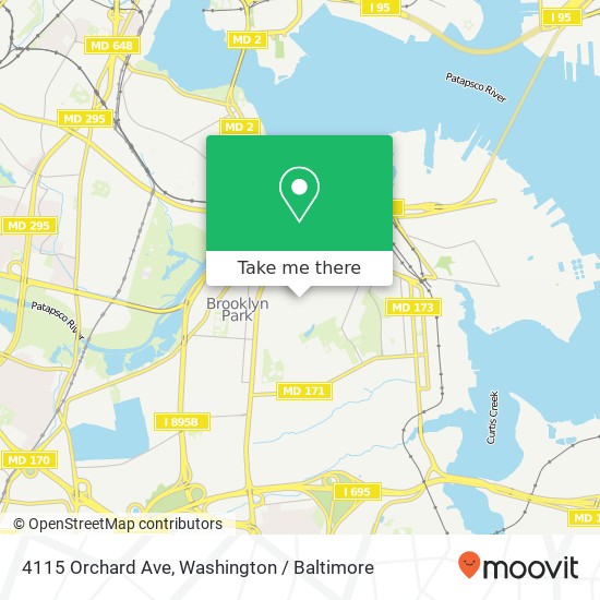 4115 Orchard Ave, Brooklyn, MD 21225 map