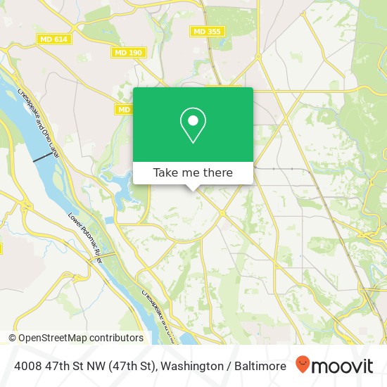 4008 47th St NW (47th St), Washington, DC 20016 map