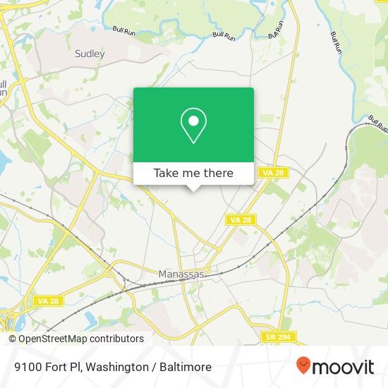 9100 Fort Pl, Manassas, VA 20110 map