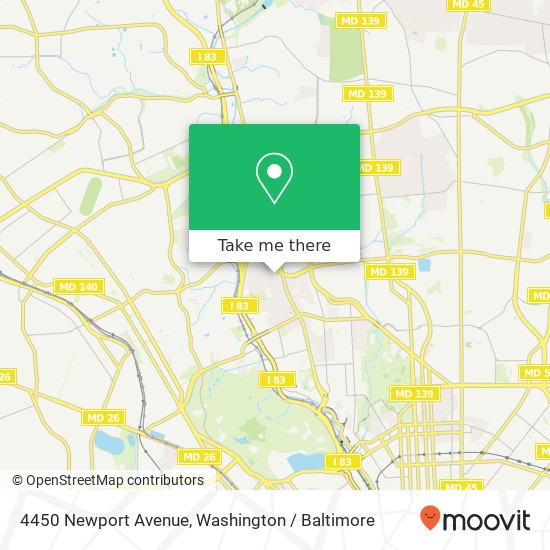 4450 Newport Avenue, 4450 Newport Ave, Baltimore, MD 21211, USA map