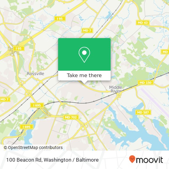 100 Beacon Rd, Middle River, MD 21220 map