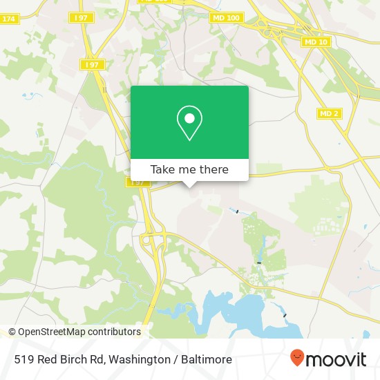 519 Red Birch Rd, Millersville, MD 21108 map