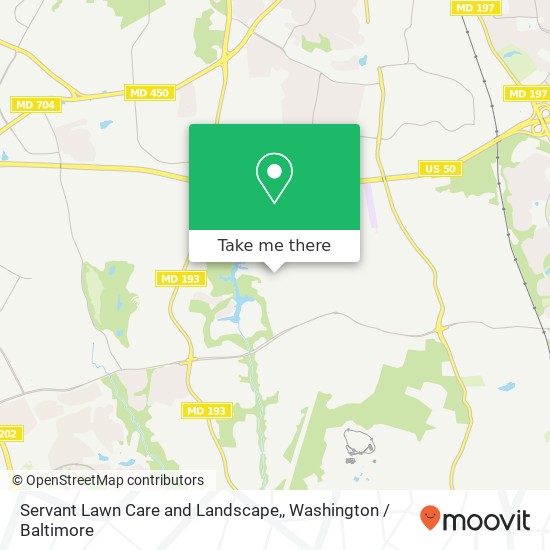 Mapa de Servant Lawn Care and Landscape,, Trelawn Ter