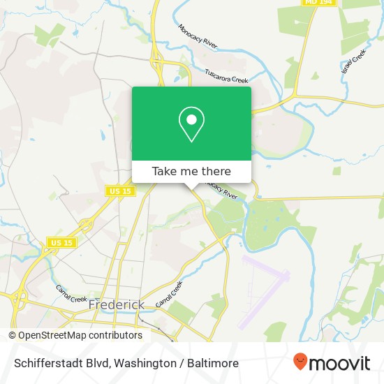 Schifferstadt Blvd, Frederick, MD 21701 map