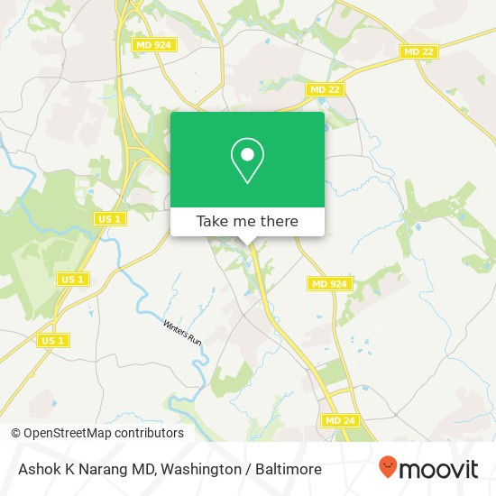 Ashok K Narang MD, 520 Upper Chesapeake Dr map