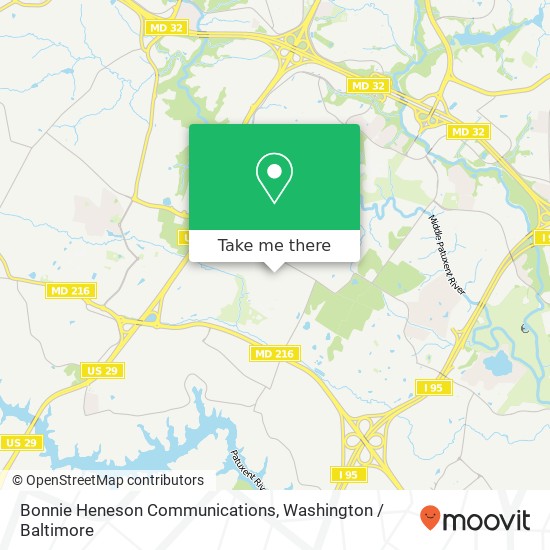 Mapa de Bonnie Heneson Communications, 7905 Shannondale Dr