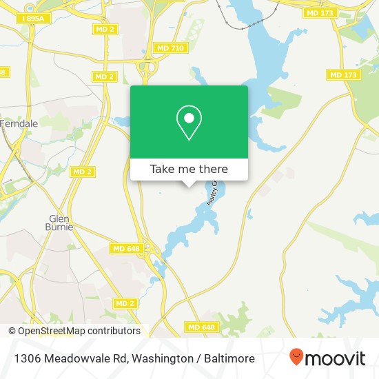 1306 Meadowvale Rd, Glen Burnie, MD 21060 map