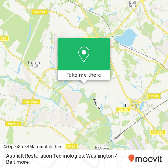 Mapa de Asphalt Restoration Technologies, 9320 Developers Dr