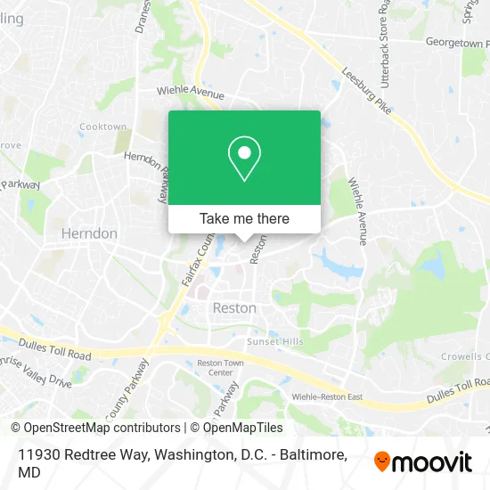 11930 Redtree Way map