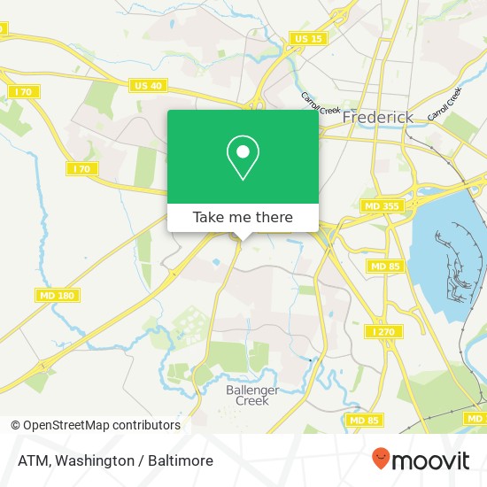 ATM, 300 Ballenger Center Dr map