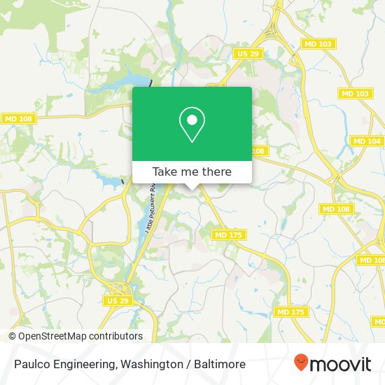 Mapa de Paulco Engineering, 5525 Twin Knolls Rd