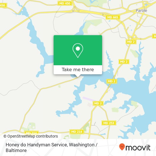Mapa de Honey do Handyman Service, 3041 Riva Rd