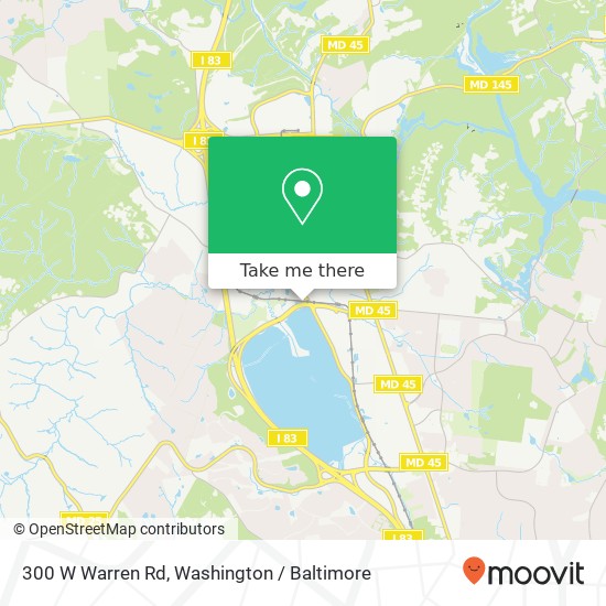 300 W Warren Rd, Cockeysville, MD 21030 map