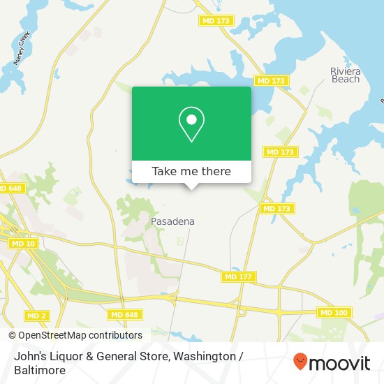 Mapa de John's Liquor & General Store, 812 Duvall Hwy