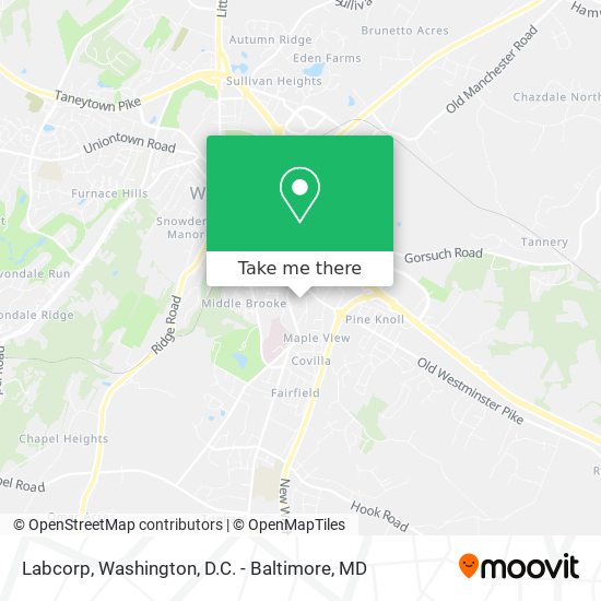 Labcorp map