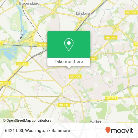 6421 L St, Capitol Heights, MD 20743 map