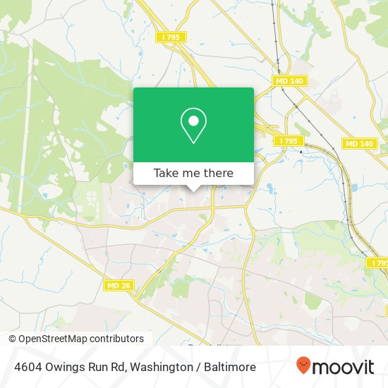 4604 Owings Run Rd, Owings Mills, MD 21117 map