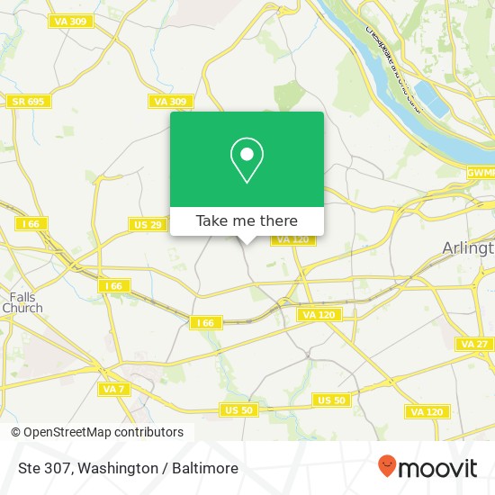 Ste 307, 1715 N George Mason Dr Ste 307, Arlington, VA 22205, USA map