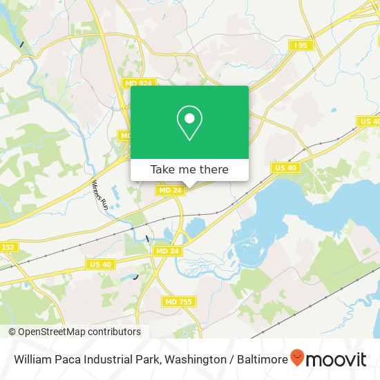 Mapa de William Paca Industrial Park