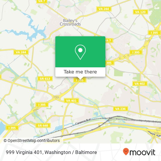 Mapa de 999 Virginia 401