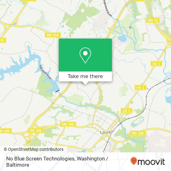 Mapa de No Blue Screen Technologies, 9128 Bryant Ave