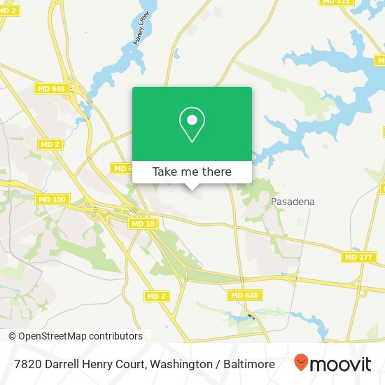 Mapa de 7820 Darrell Henry Court