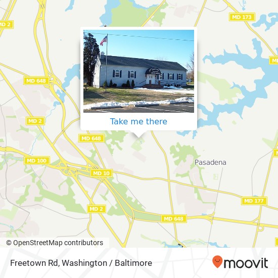 Mapa de Freetown Rd, Glen Burnie, MD 21060