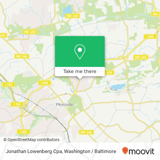 Jonathan Lowenberg Cpa, 7929 Stevenson Rd map