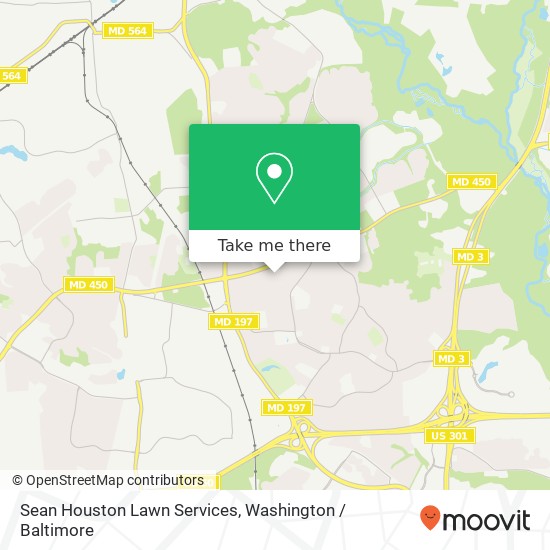 Sean Houston Lawn Services, Trinity Dr map