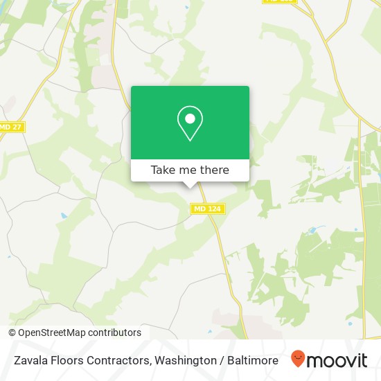 Mapa de Zavala Floors Contractors, 23418 Kimblehunt Pl