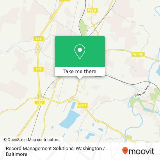 Record Management Solutions map