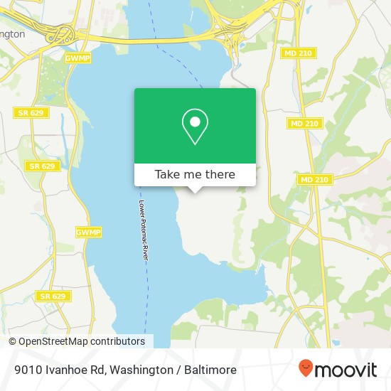 9010 Ivanhoe Rd, Fort Washington, MD 20744 map