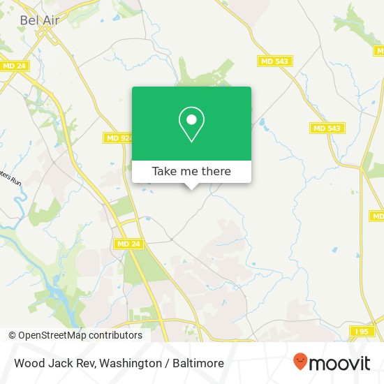 Mapa de Wood Jack Rev, 401 Hurdle Ct