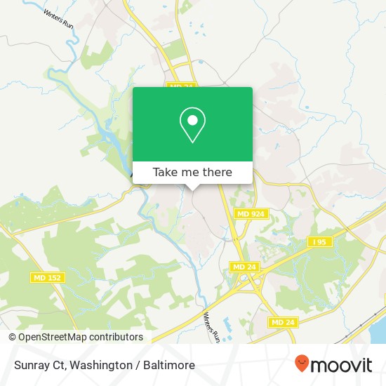 Sunray Ct, Abingdon, MD 21009 map