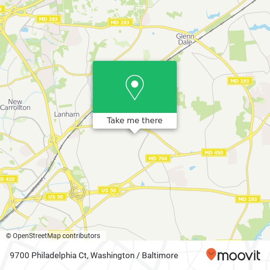 9700 Philadelphia Ct, Lanham, MD 20706 map