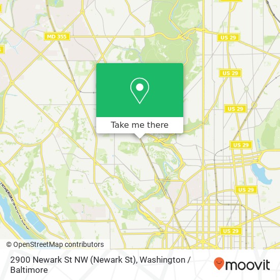 2900 Newark St NW (Newark St), Washington, DC 20008 map