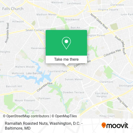 Ramallah Roasted Nuts map