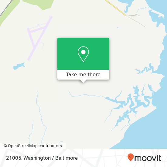 Mapa de 21005, Aberdeen Proving Ground, MD 21005, USA