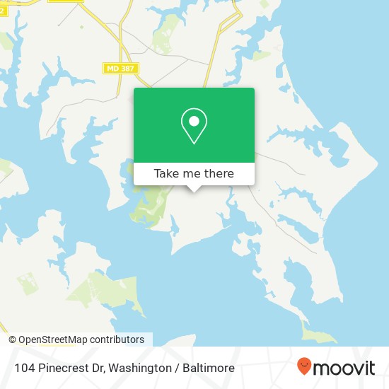 104 Pinecrest Dr, Annapolis, MD 21403 map