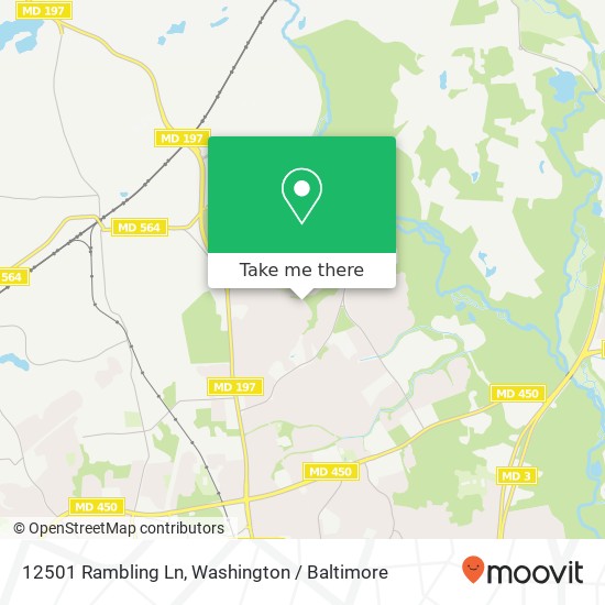 12501 Rambling Ln, Bowie, MD 20715 map