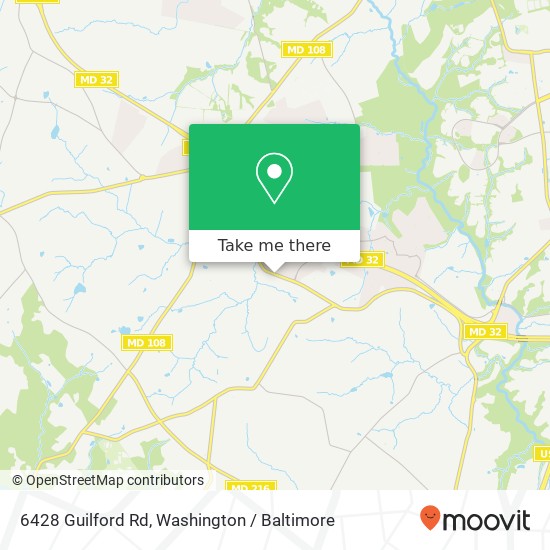 6428 Guilford Rd, Clarksville, MD 21029 map