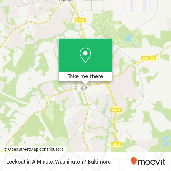 Mapa de Lockout in A Minute, 9019 Woodyard Rd