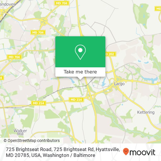 725 Brightseat Road, 725 Brightseat Rd, Hyattsville, MD 20785, USA map