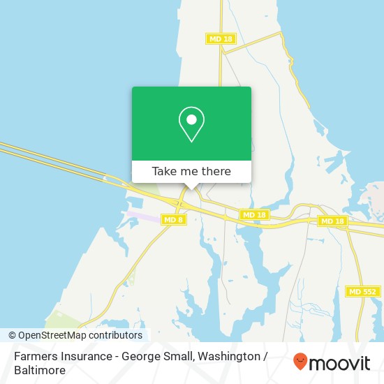 Mapa de Farmers Insurance - George Small, 112 Saint Claire Pl