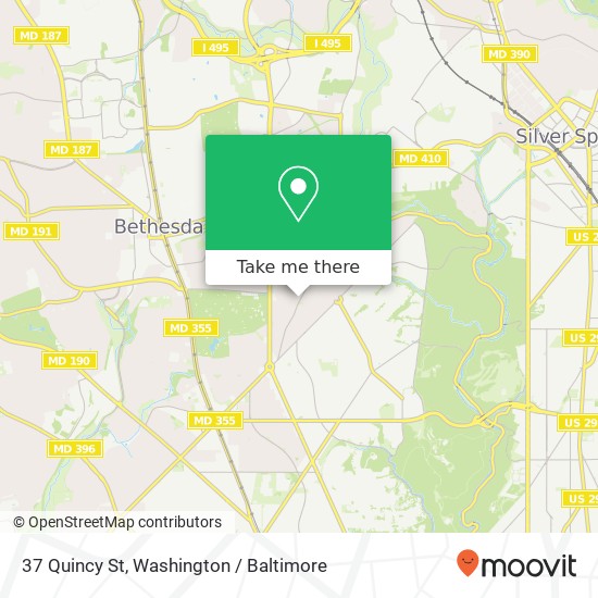 37 Quincy St, Chevy Chase, MD 20815 map